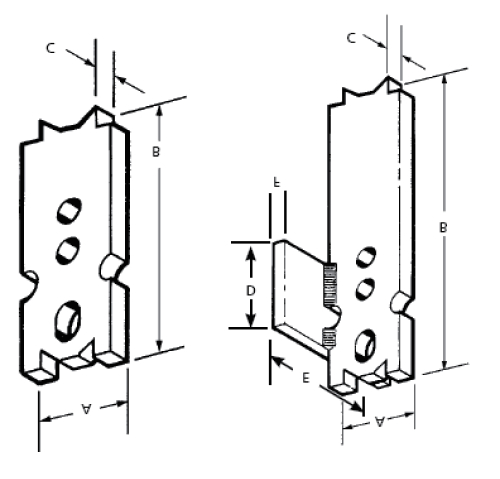 Erection Anchor With Shear Plate d 1